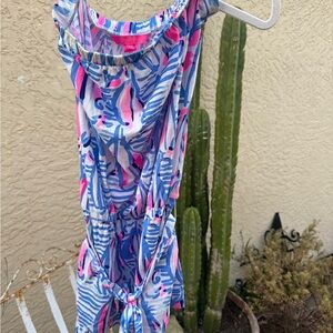 Lilly Pulitzer Pink and Blue Kids Bodysuit
